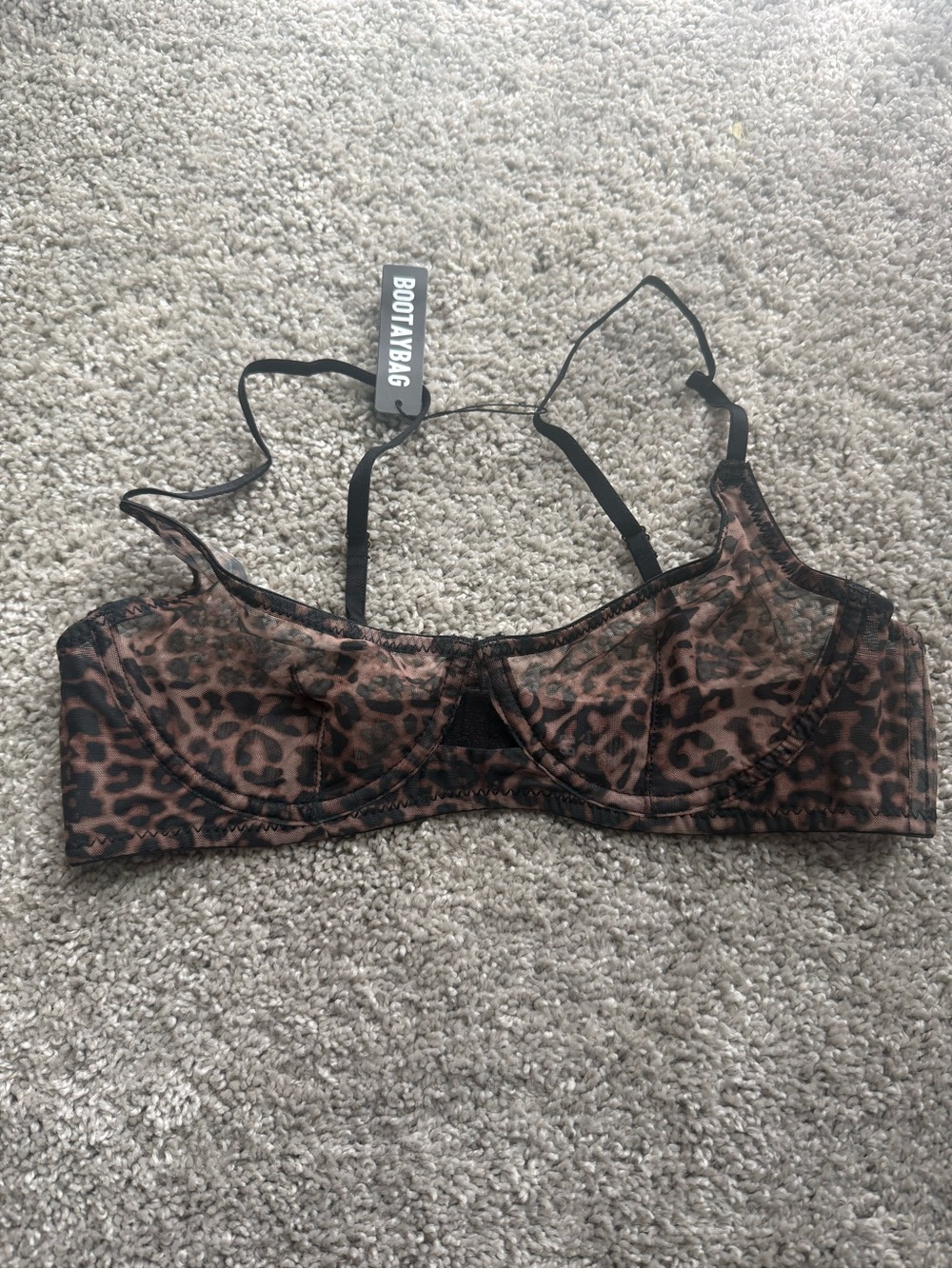 NWT Leopard Print Bra